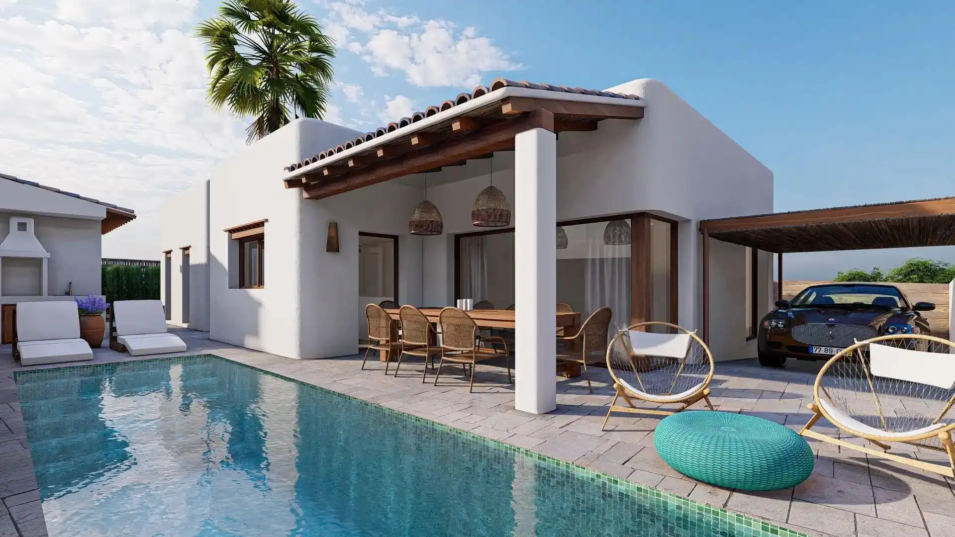 Terraza de Casa o chalet en venta en L'Alfàs del Pi con Aire acondicionado, Jardín privado y Terraza