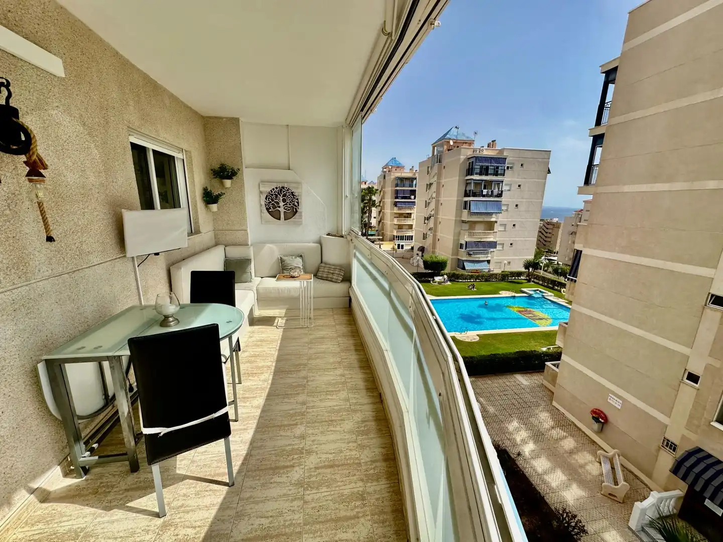 Terrace of Flat for sale in Elche / Elx  with Air Conditioner, Heating and Private garden