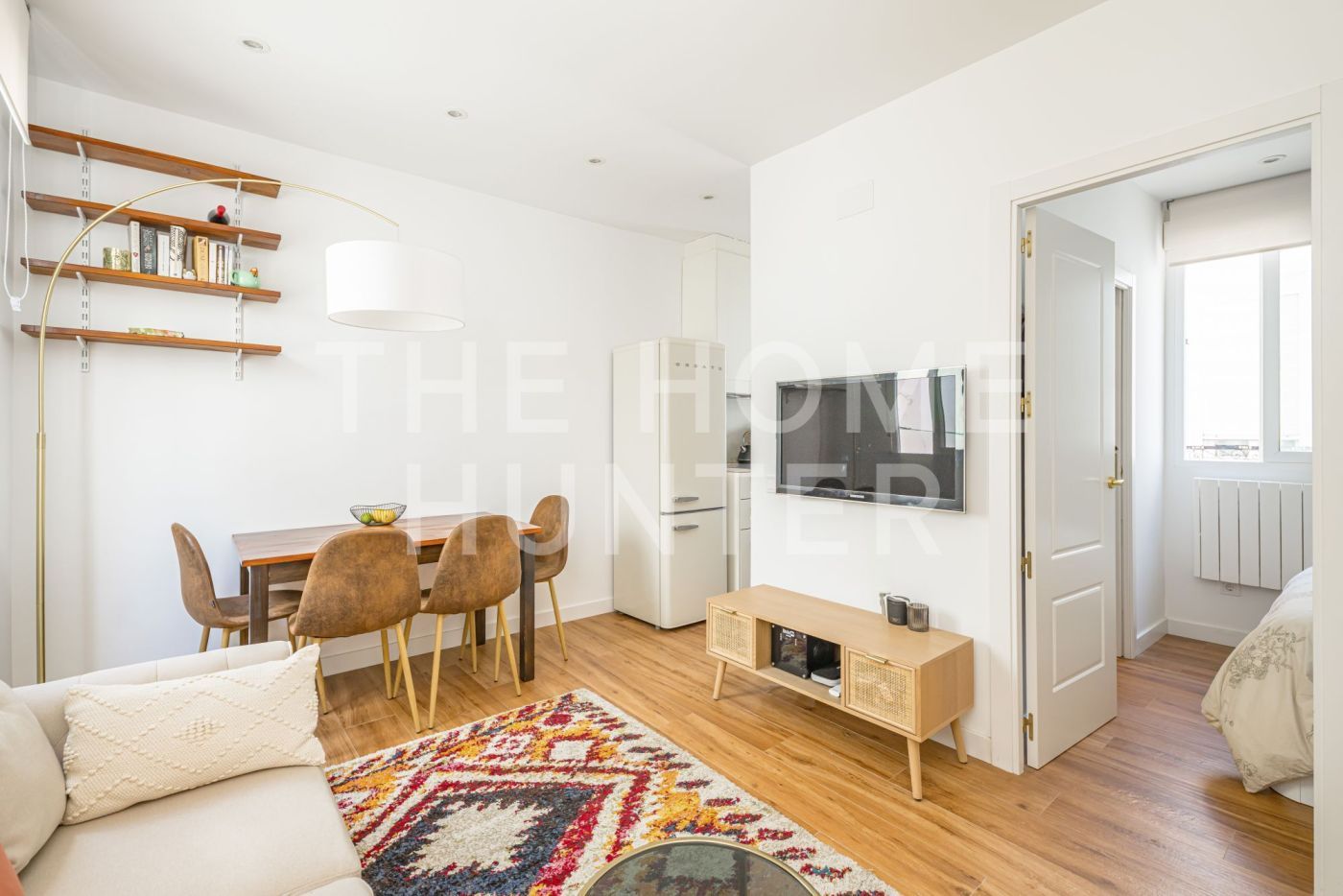 Living room of Flat for sale in  Madrid Capital  with Air Conditioner and Furnished