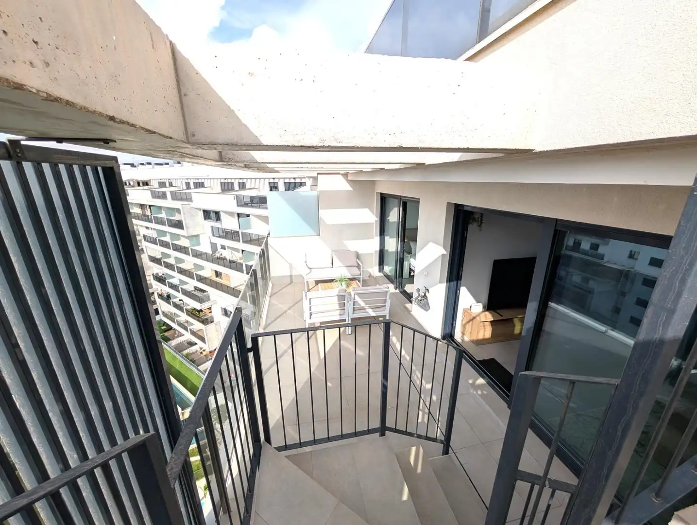 Terrasse von Dachboden zum Verkauf in Orihuela mit Klimaanlage, Heizung und Terrasse