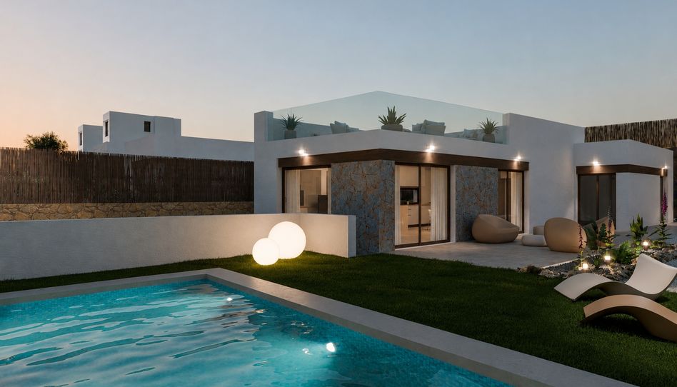 Foto 0 de Villa contemporánea de 3 dormitorios con piscina privada y vistas abiertas