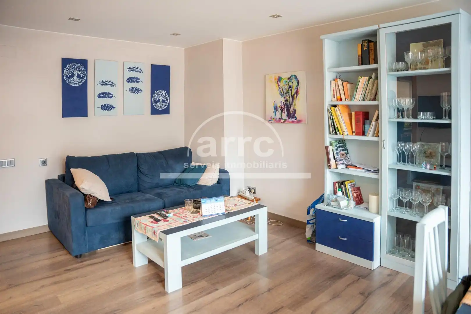 Sala de estar de Piso en venta en Teià con Aire acondicionado, Terraza y Balcón