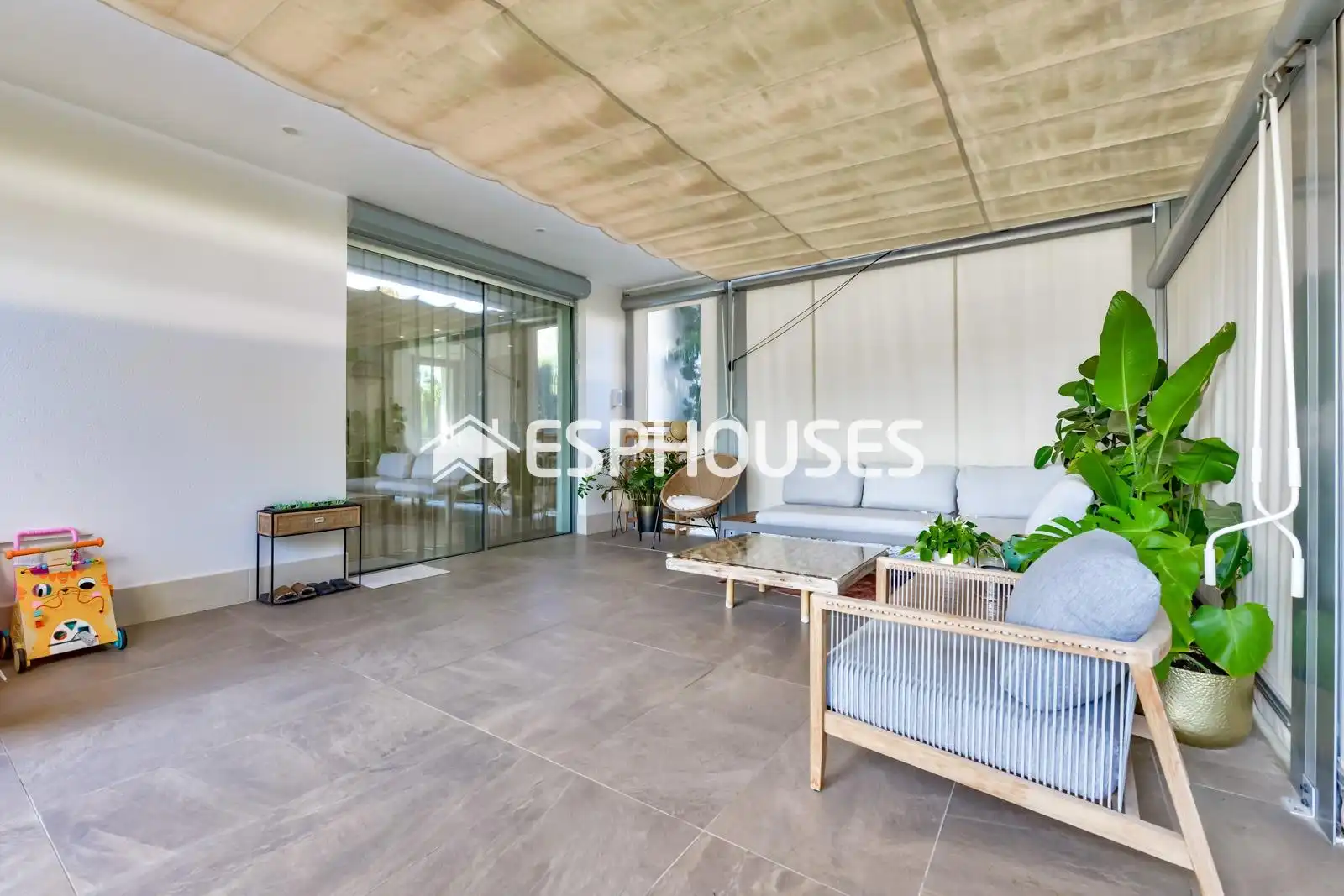 Terraza de Casa o chalet en venta en Finestrat con Aire acondicionado, Calefacción y Piscina