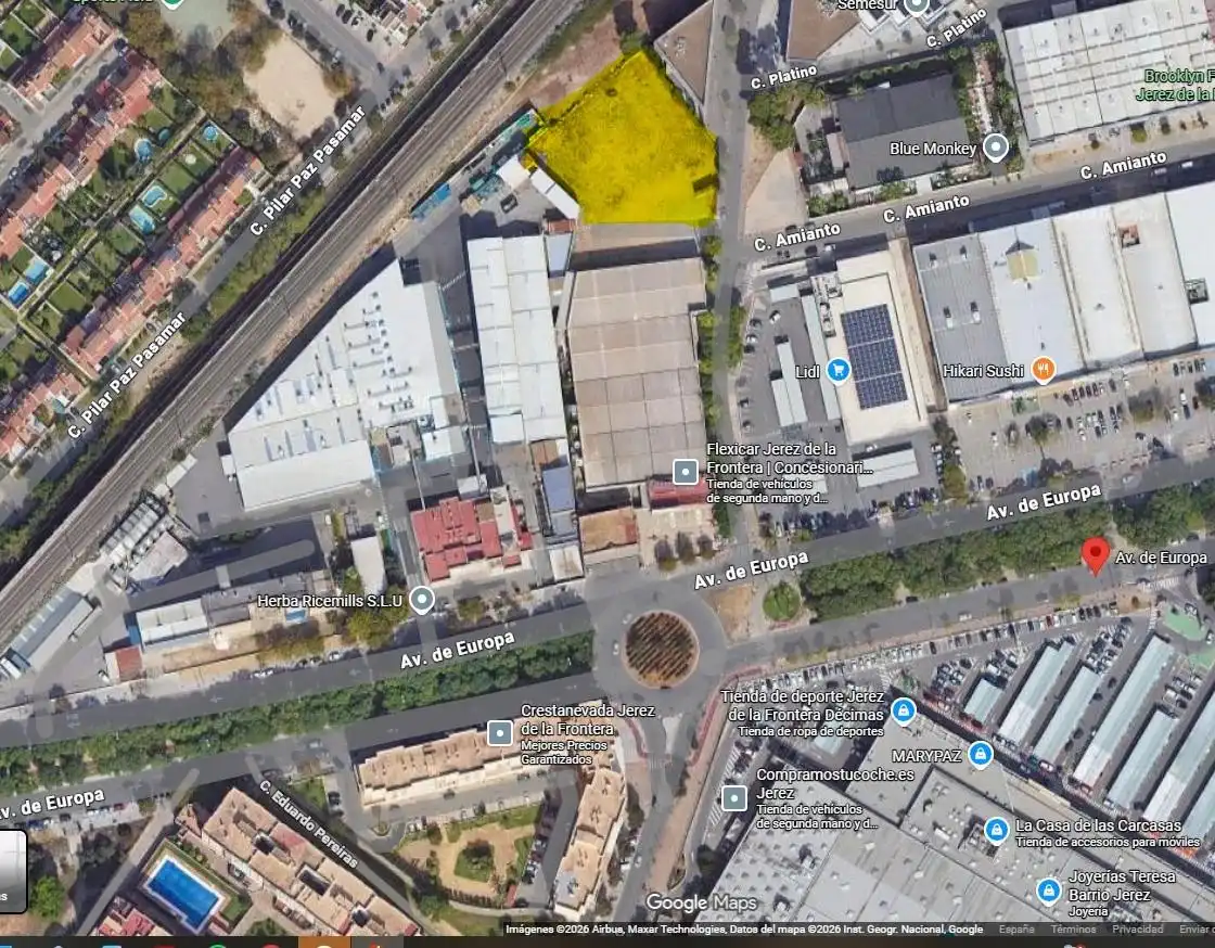 Vista exterior de Terreno industrial en venta en Jerez de la Frontera