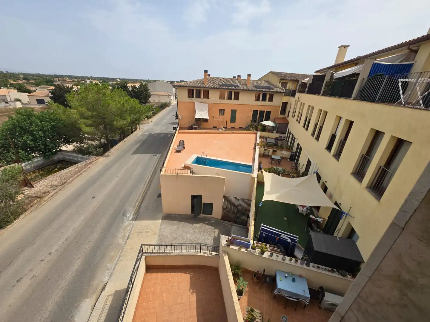 Außenansicht von Maisonette zum Verkauf in Sineu mit Terrasse, Abstellraum und Balkon