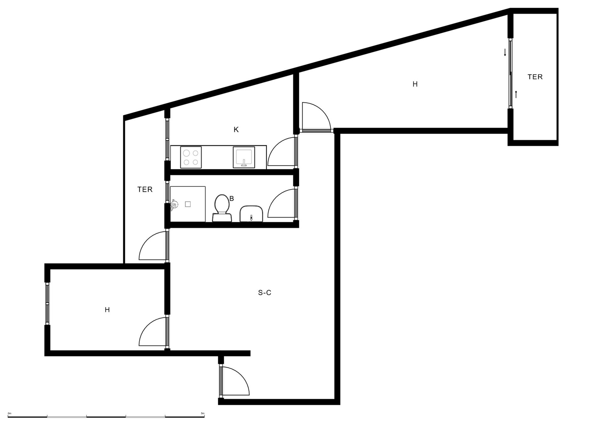 Pis de lloguer en  Madrid Capital amb Calefacció, Terrassa i Moblat