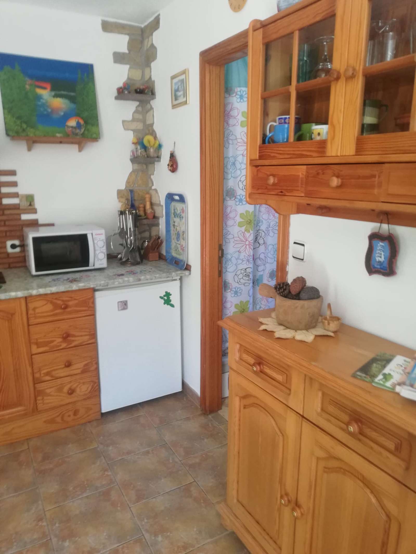 Cuina de Apartament per a compartir en Vallehermoso amb Aire condicionat i Terrassa