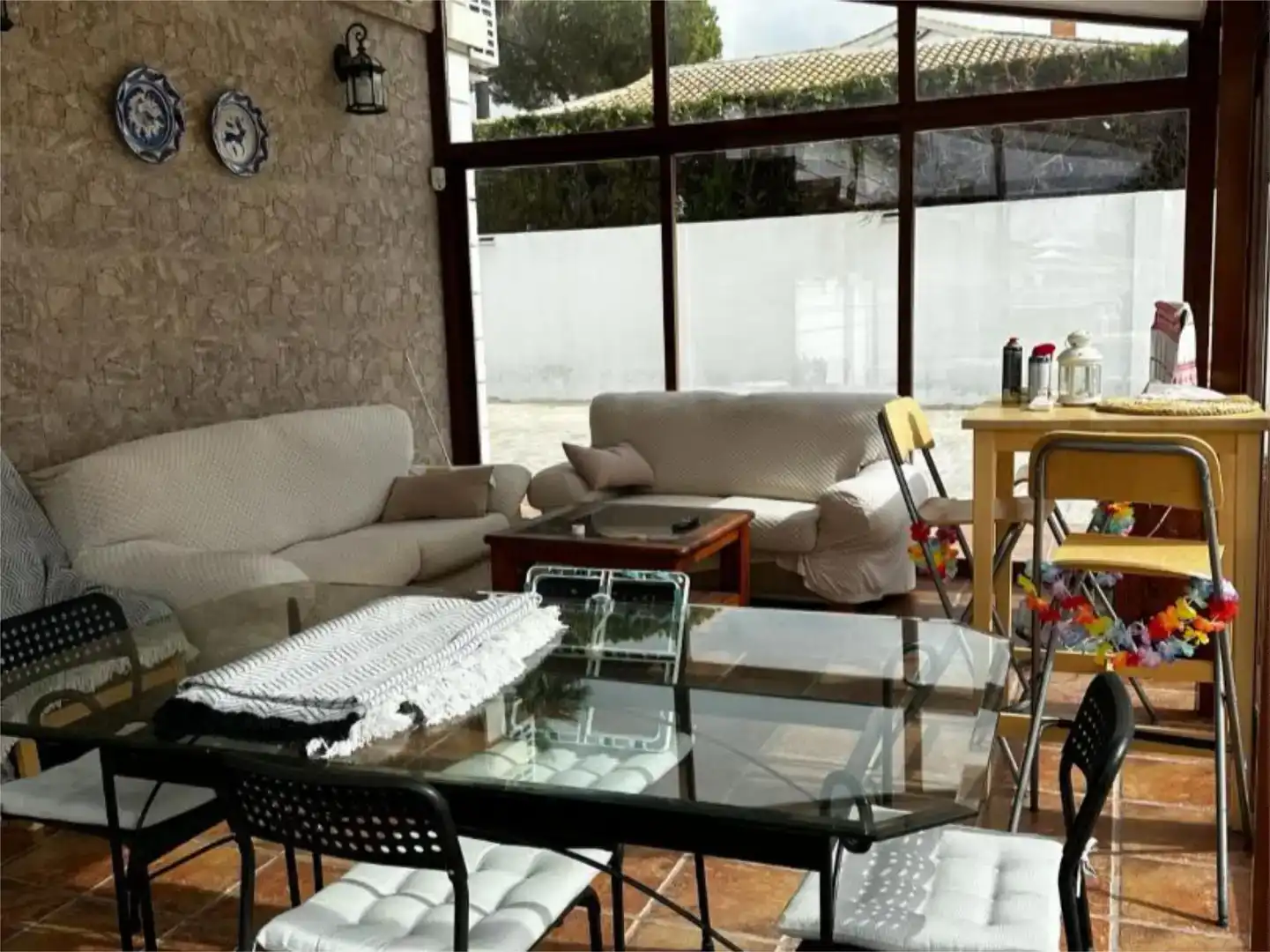 Living room of Houses for sale in Aljaraque  with Air Conditioner and Swimming Pool