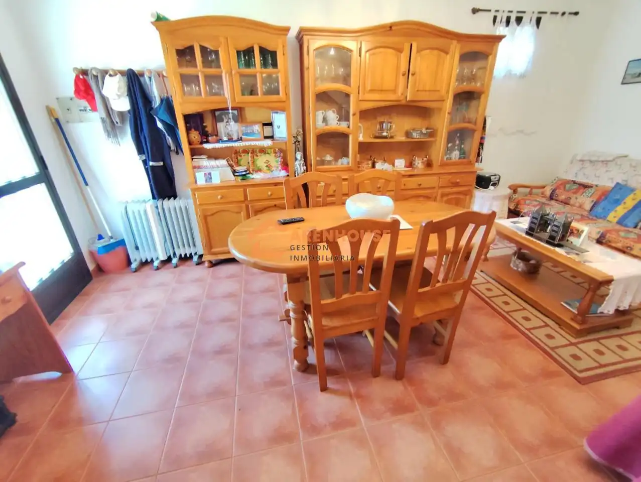 Dining room of Houses for sale in Xunqueira de Ambía  with Heating, Storage room and Furnished