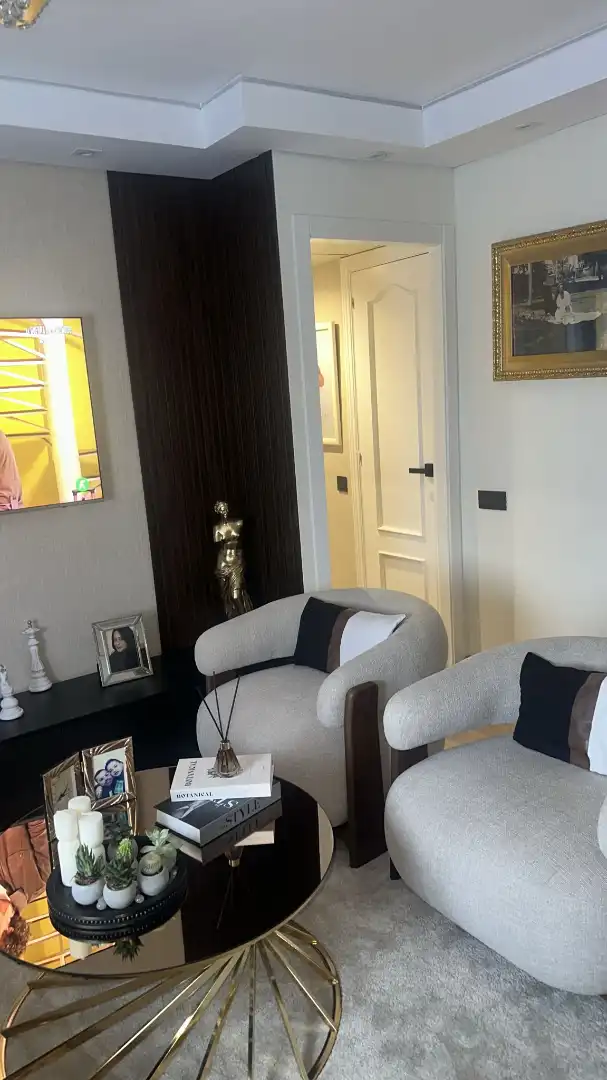 Sala de estar de Piso en venta en Granollers con Aire acondicionado, Amueblado y Horno