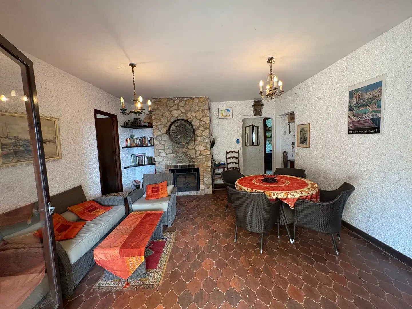 Living room of Houses for sale in Mont-roig del Camp  with Heating, Private garden and Terrace