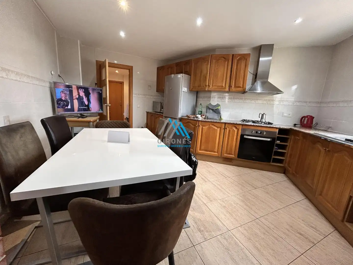 Cocina de Piso en venta en Santa Cristina d'Aro con Calefacción, Trastero y Amueblado