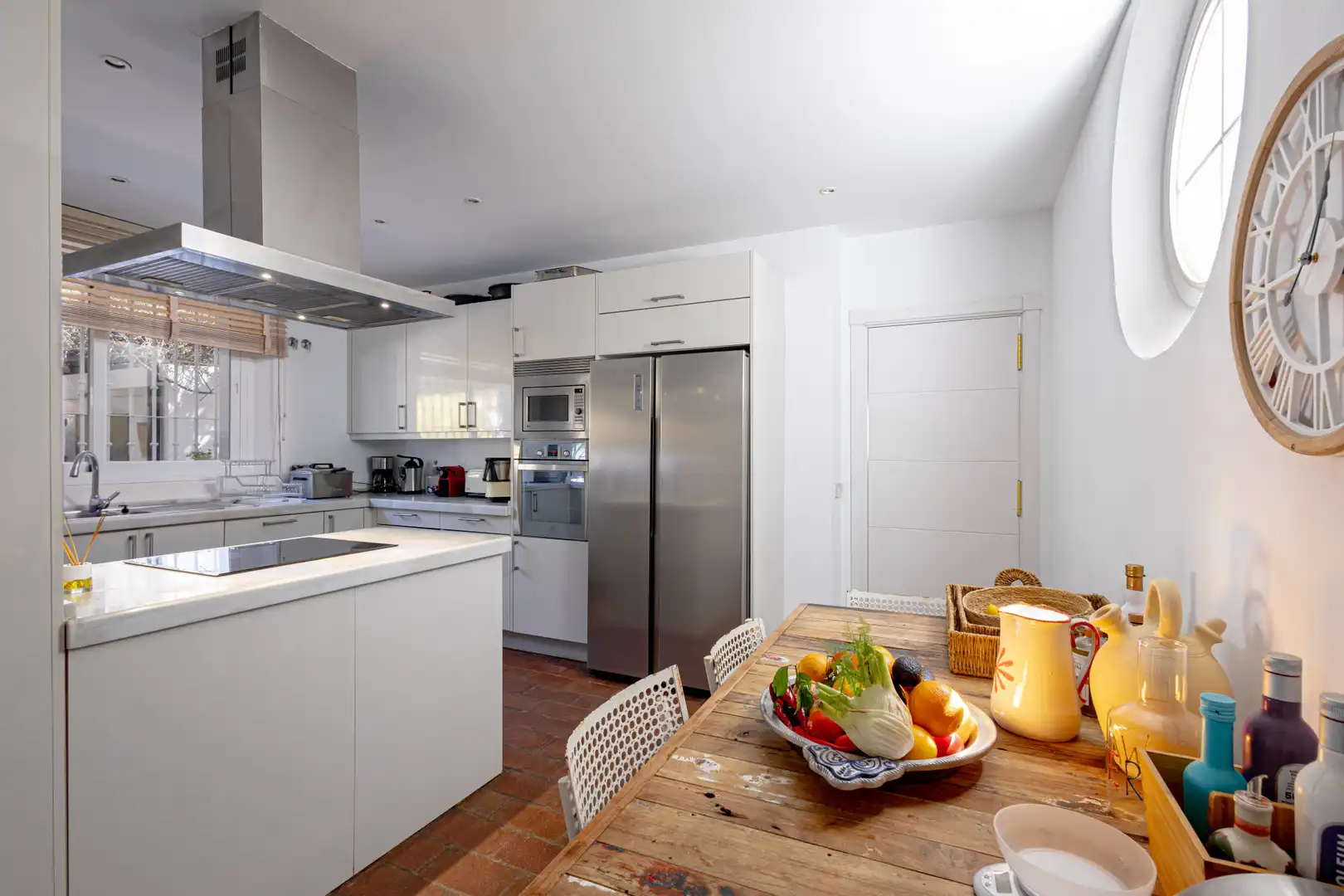 Cocina de Casa o chalet de alquiler en Estepona con Jardín privado, Terraza y Piscina