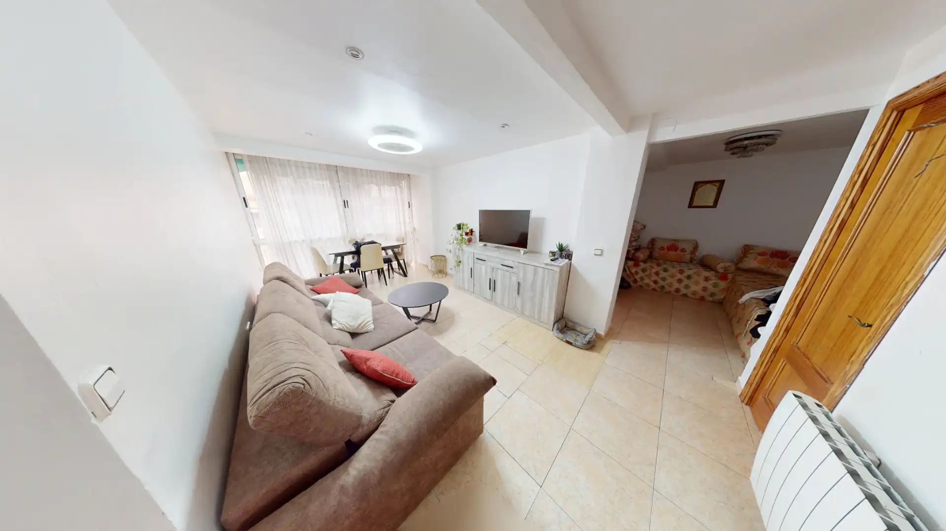 Sala de estar de Piso en venta en Alicante / Alacant con Amueblado, Horno y Lavadora