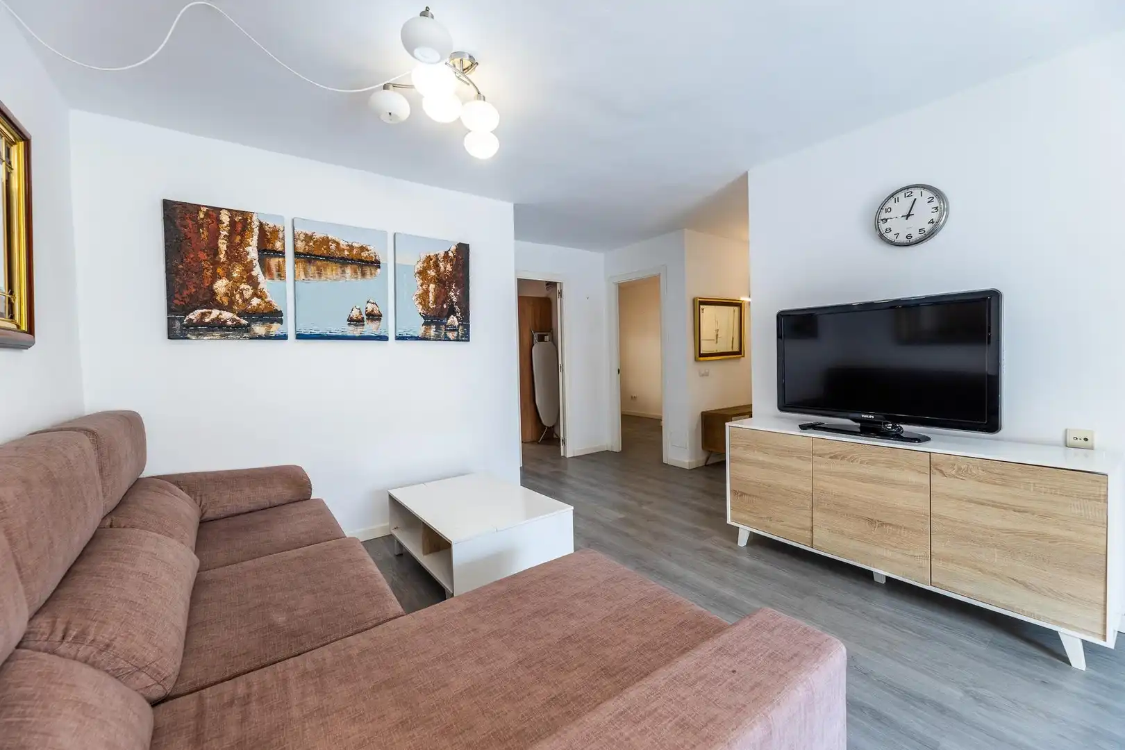 Sala de estar de Piso en venta en  Palma de Mallorca con Terraza, Trastero y Balcón