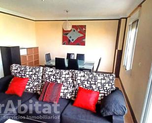 Living room of Flat for sale in  Valencia Capital  with Air Conditioner and Balcony