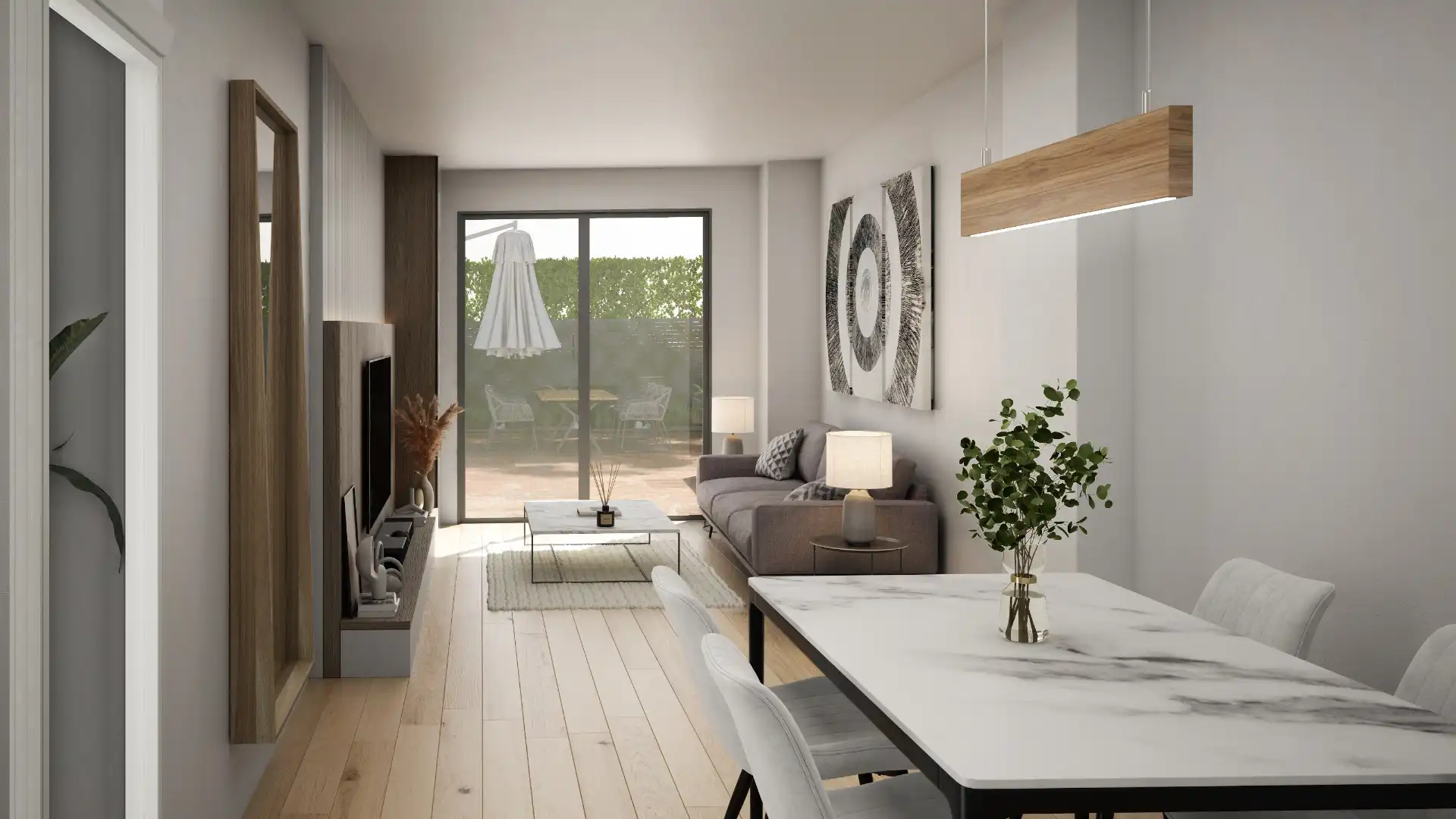 Sala de estar de Piso en venta en Villaviciosa de Odón con Calefacción y Balcón