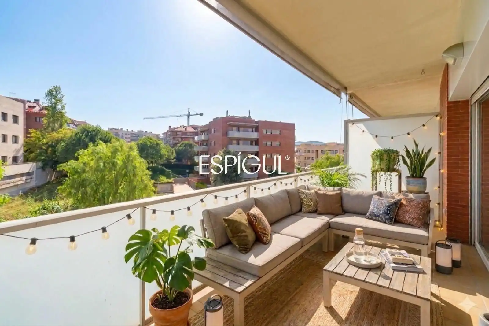 Terrace of Flat for sale in Sant Cugat del Vallès  with Air Conditioner, Heating and Parquet flooring