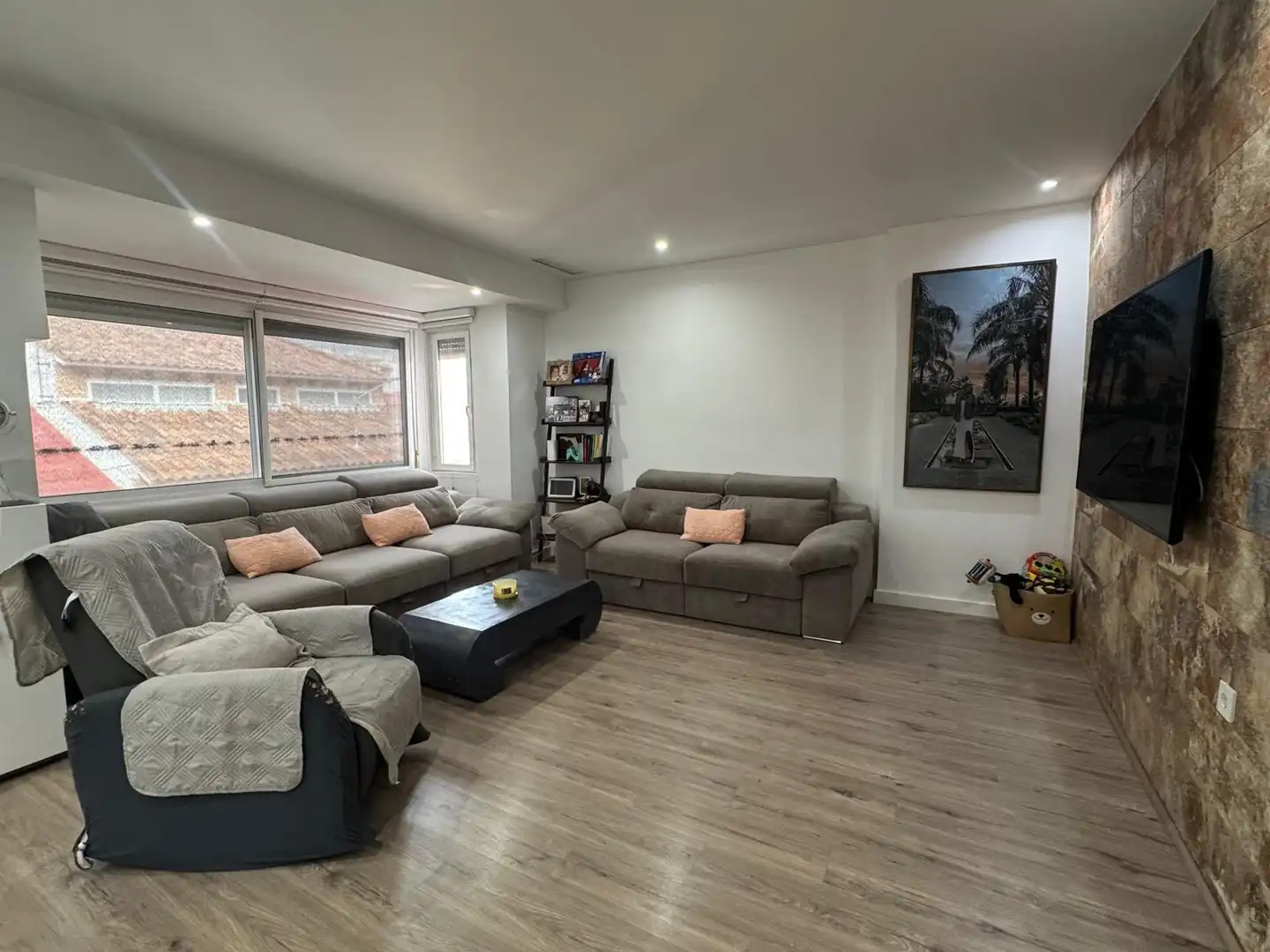 Sala de estar de Piso en venta en Alicante / Alacant con Aire acondicionado, Calefacción y Terraza