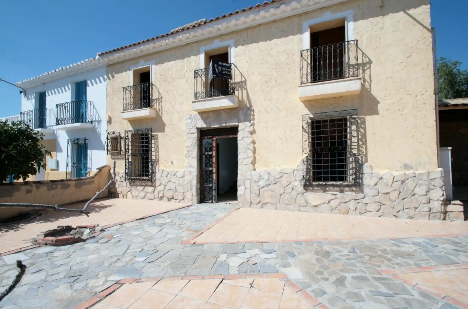Vista exterior de Casa o chalet en venta en Cantoria con Jardín privado, Terraza y Piscina