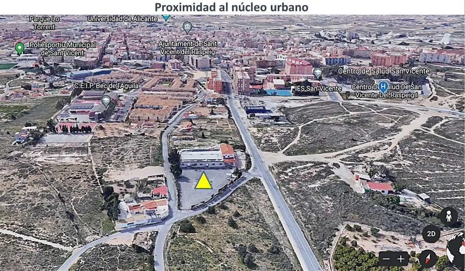 Vista exterior de Edifici en venda en San Vicente del Raspeig / Sant Vicent del Raspeig