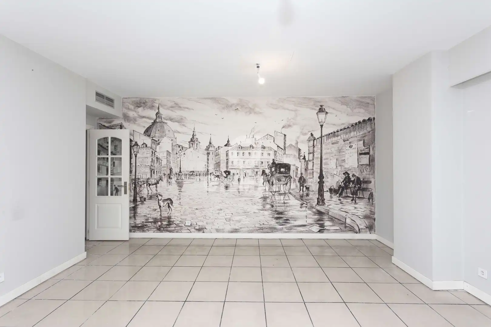 Vista exterior de Piso en venta en Madrid con Calefacción