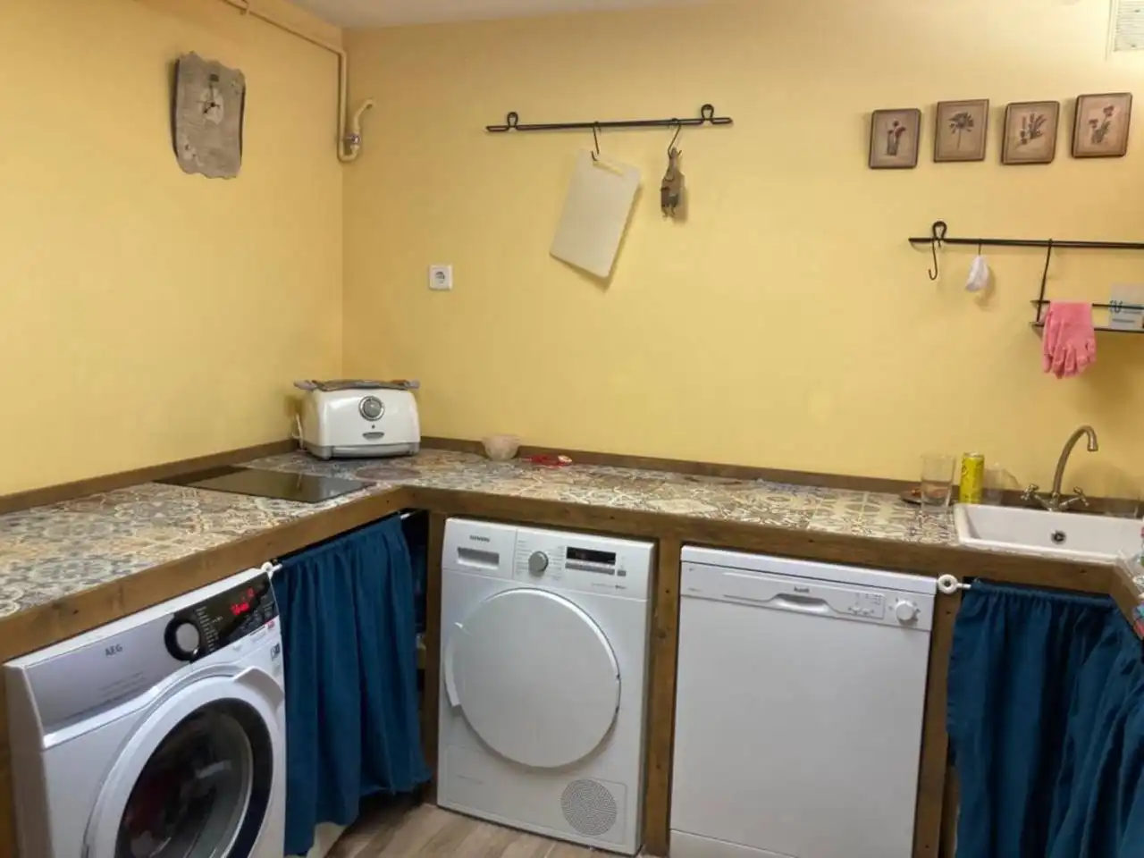 Cocina de Casa adosada en venta en Arroyo de la Encomienda con Aire acondicionado, Calefacción y Jardín privado