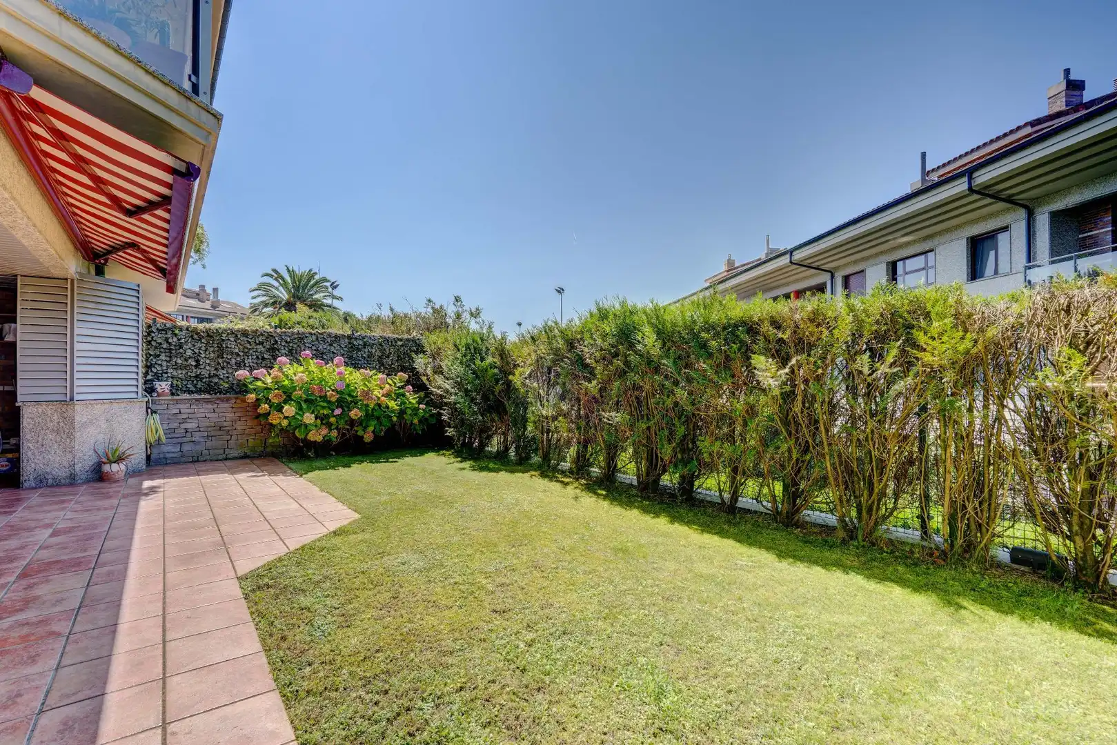 Garten von Wohnung zur Miete in Donostia - San Sebastián  mit Heizung, Privatgarten und Terrasse