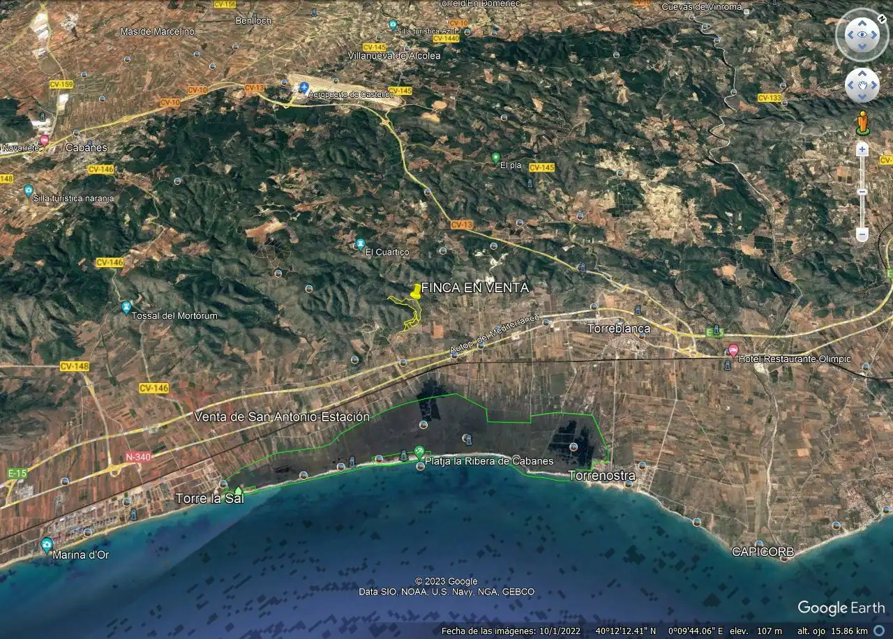Terreno rustico in vendita a Cabanes, imagen 5