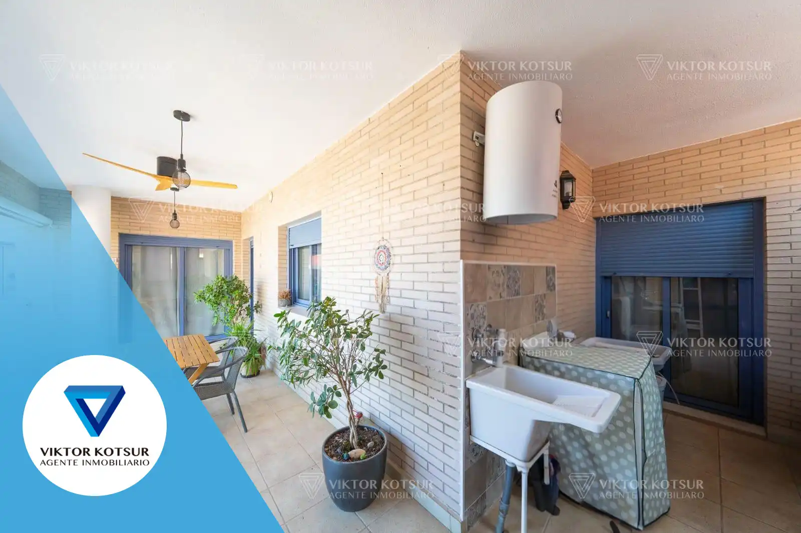 Terrace of Flat for sale in Roquetas de Mar  with Air Conditioner, Terrace and Internet