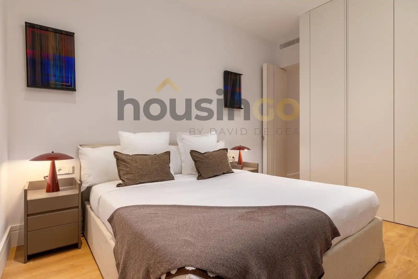 Schlafzimmer von Wohnung zum Verkauf in Madrid mit Klimaanlage, Heizung und Terrasse