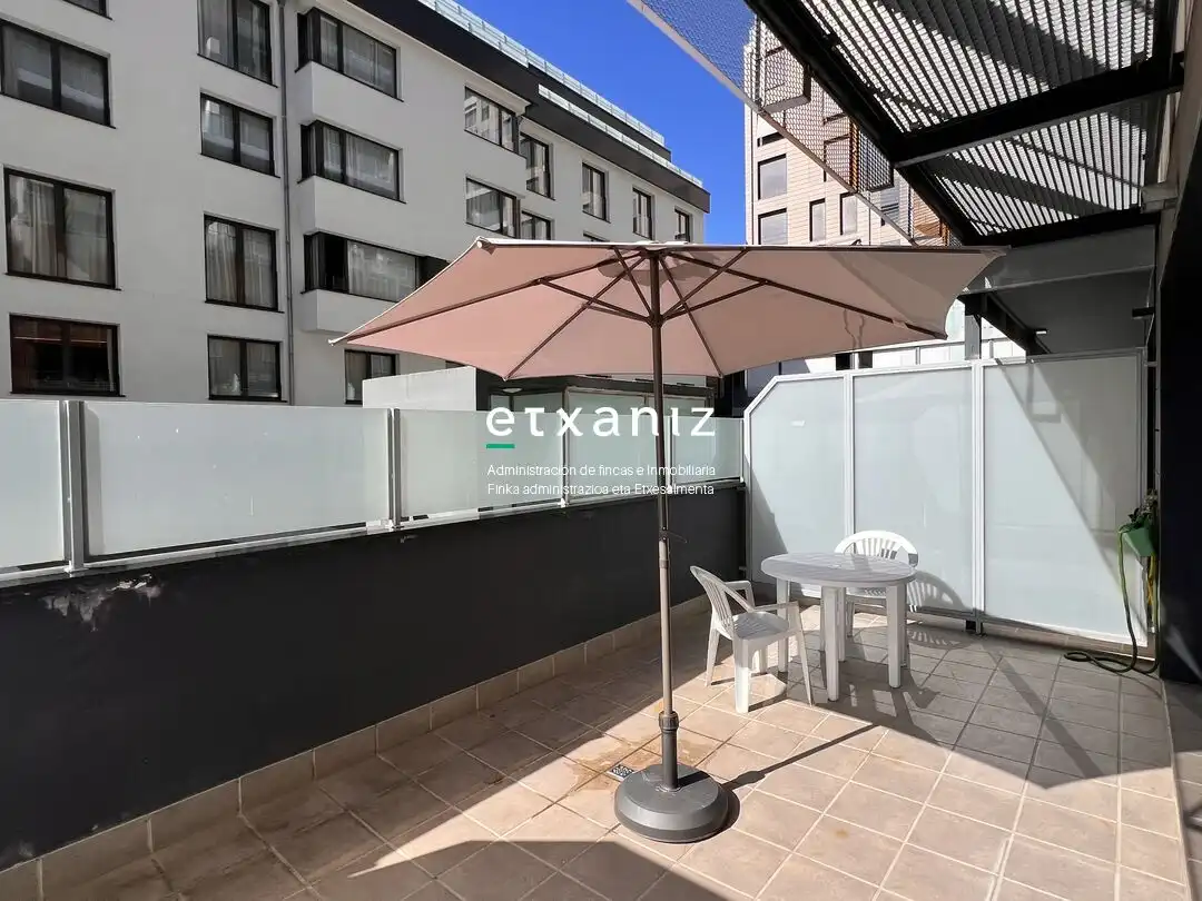Terrace of Flat for rent in Donostia - San Sebastián   with Heating, Terrace and Oven
