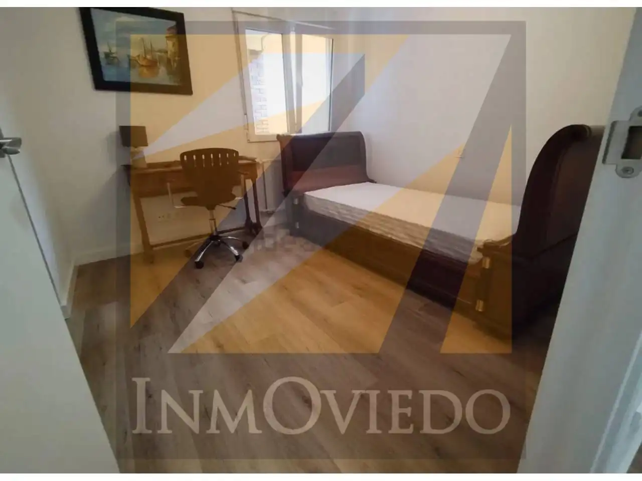 Bedroom of Flat for rent in Oviedo   with Heating and Parquet flooring