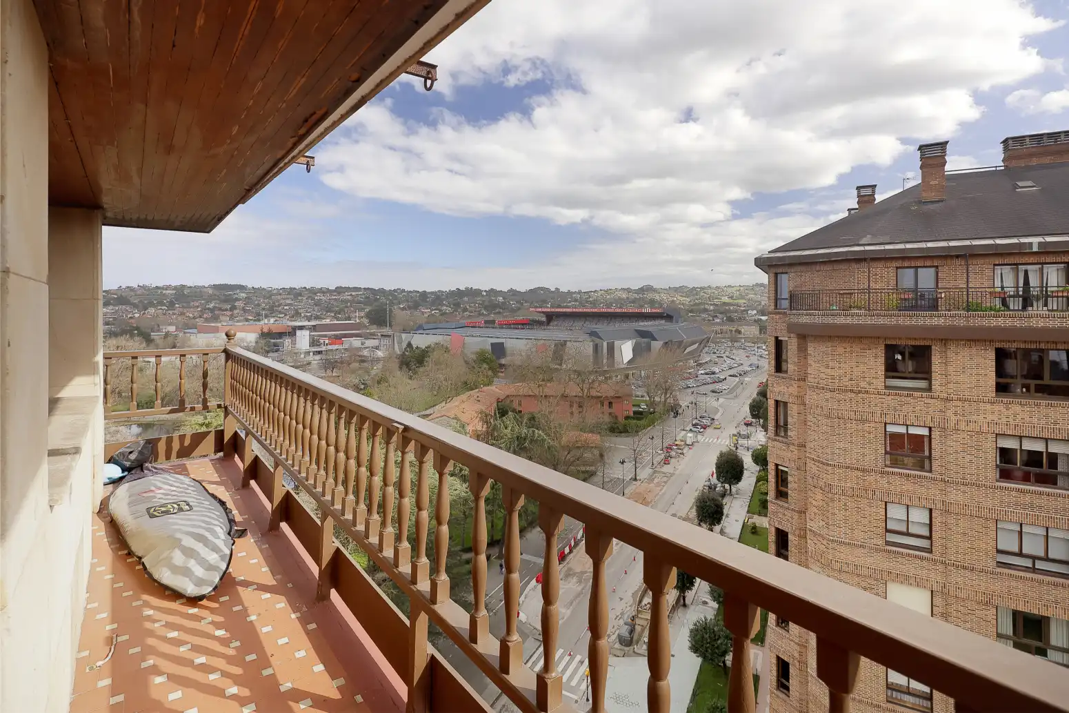 Terraza de Ático en venta en Gijón  con Calefacción, Parquet y Terraza