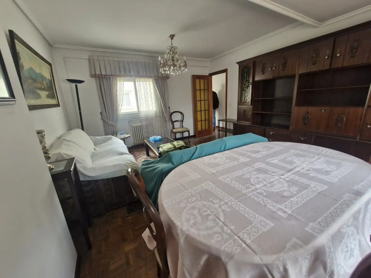 Bedroom of Flat for sale in Ourense Capital   with Heating, Parquet flooring and Terrace