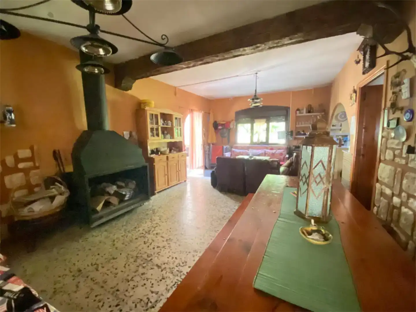Cuina de Finca rústica en venda en Iznatoraf amb Jardí privat, Parquet i Piscina