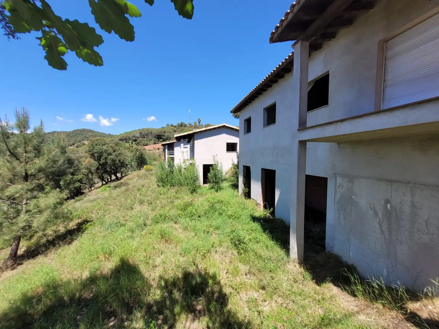 Vista exterior de Finca rústica en venta en Riudarenes con Jardín privado