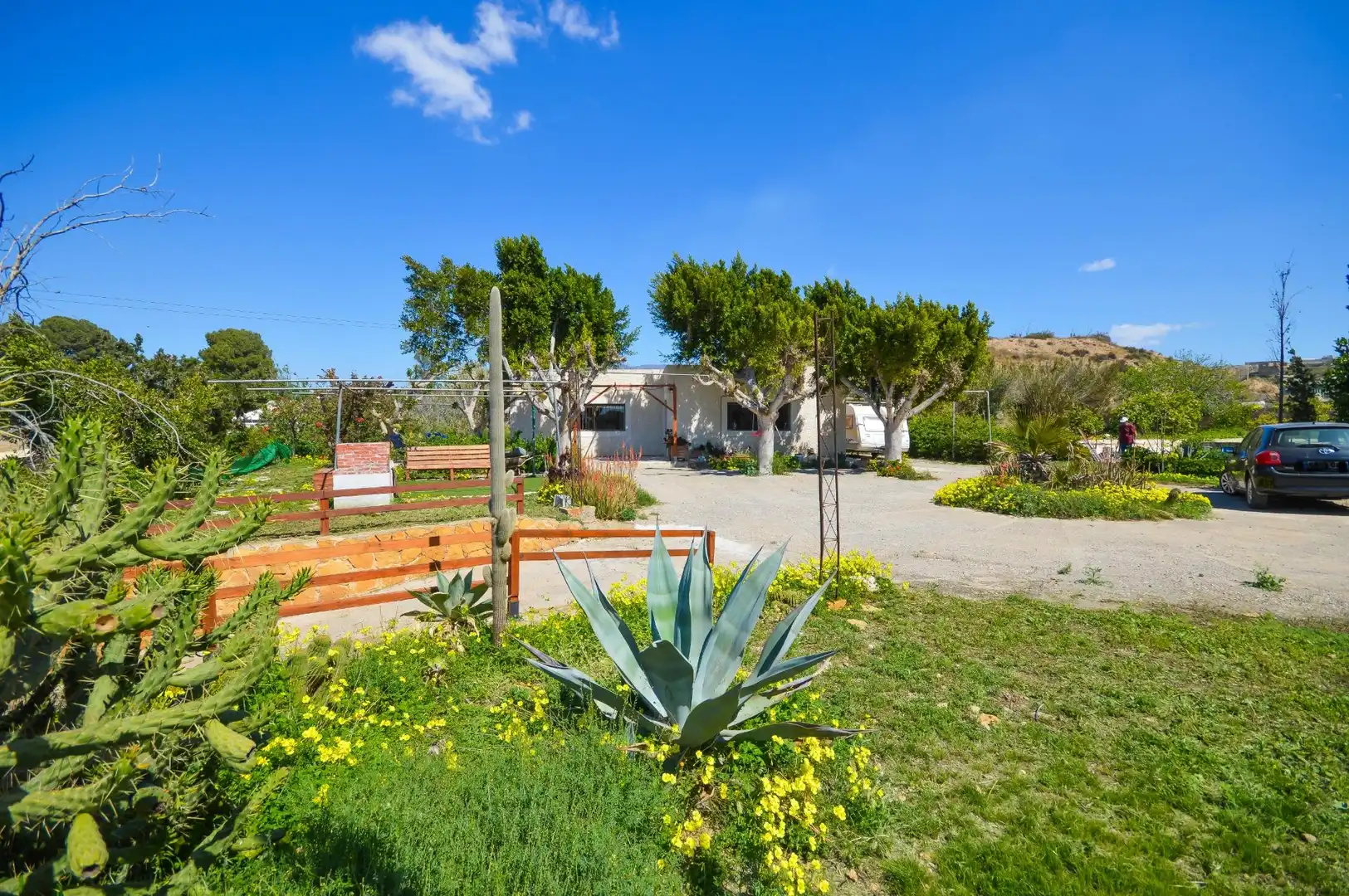 Jardí de Finca rústica en venda en Pechina amb Aire condicionat, Jardí privat i Terrassa