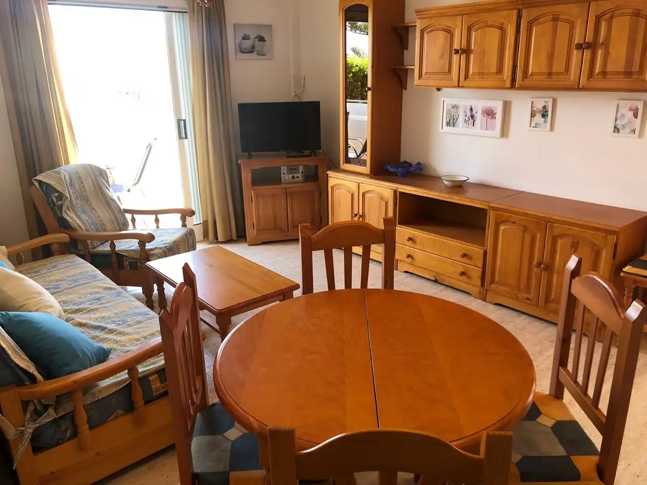 Esszimmer von Wohnung zur Miete in Vera mit Klimaanlage, Terrasse und Möbliert