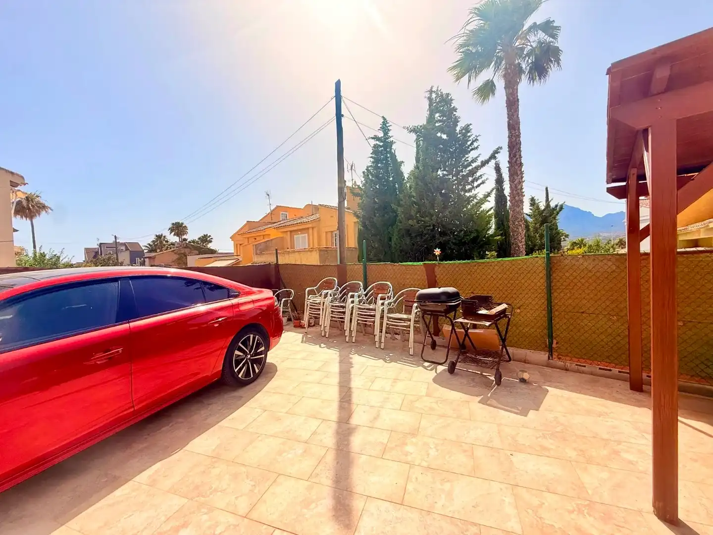 Aparcament de Casa o xalet en venda en Benidorm amb Aire condicionat, Calefacció i Jardí privat