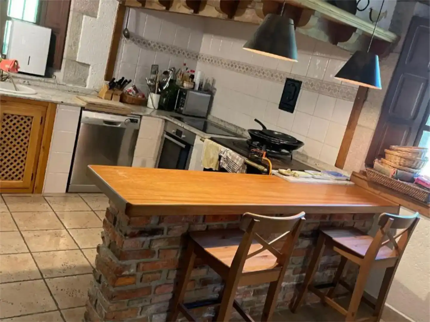 Cuina de Finca rústica en venda en Val de San Vicente  amb Balcó