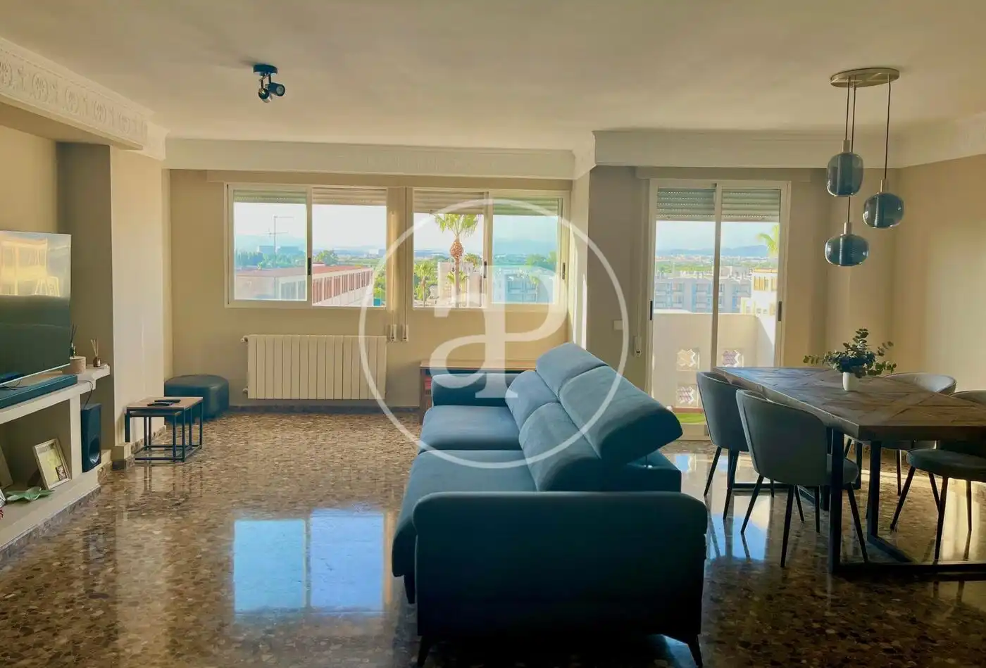 Sala d'estar de Dúplex en venda en Burriana / Borriana amb Aire condicionat i Calefacció