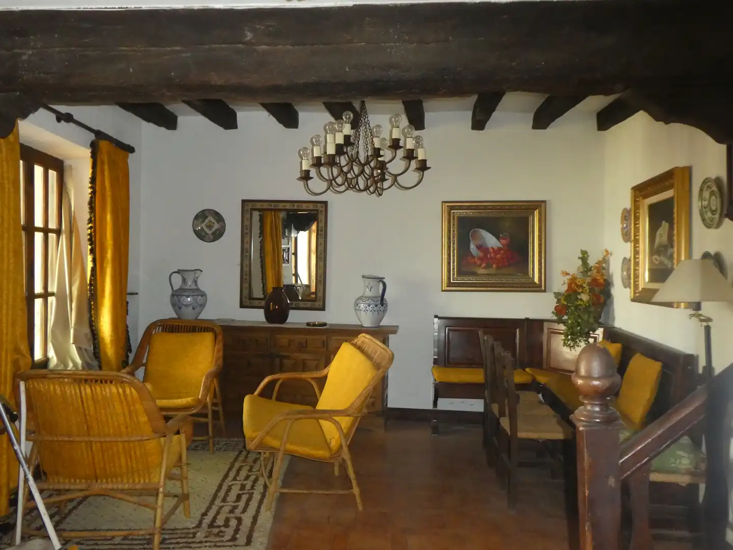Dining room of Detached homes for sale in Santa María del Campo  with Private garden, Terrace and Furnished