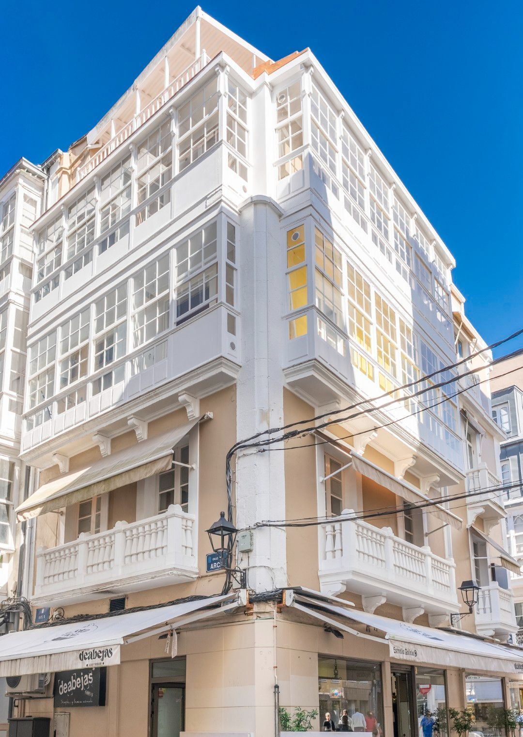 Exterior view of Flat for sale in A Coruña Capital   with Terrace