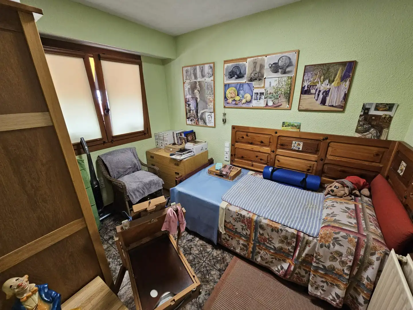 Schlafzimmer von Wohnung zum Verkauf in Valencia mit Balkon