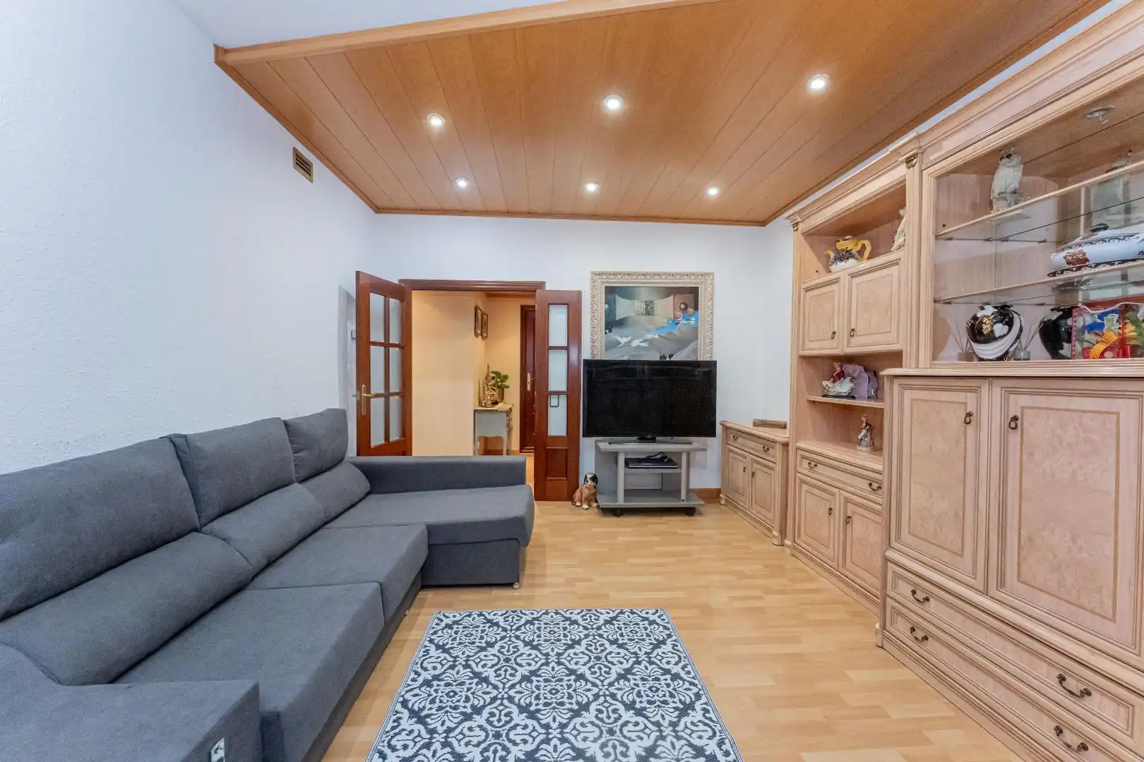 Sala d'estar de Pis en venda en Gavà amb Aire condicionat, Calefacció i Parquet