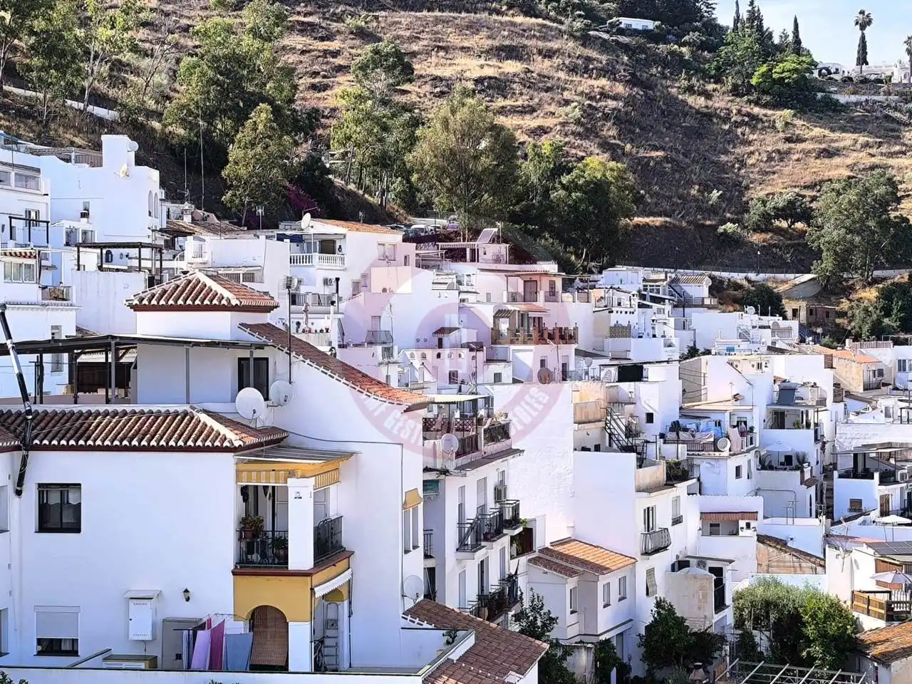 Vista exterior de Casa adosada en venta en Torrox con Terraza y Amueblado