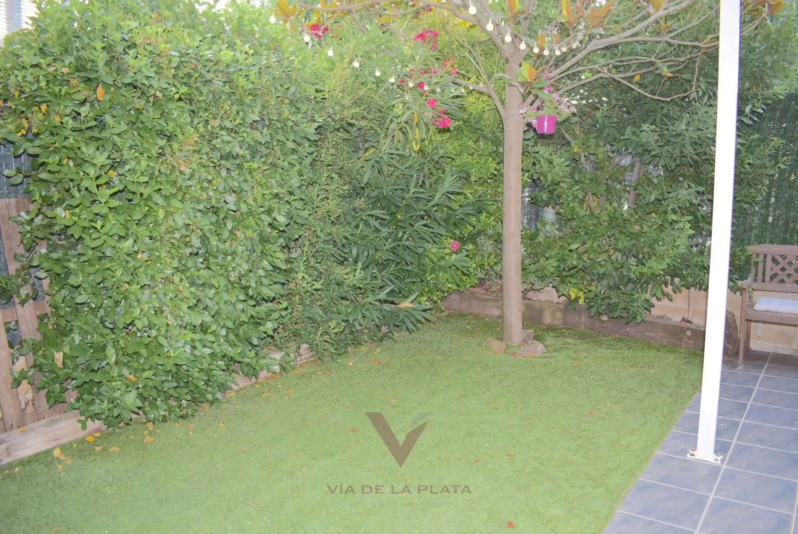Jardín de Casa adosada en venta en Monterrubio de Armuña con Calefacción, Jardín privado y Parquet
