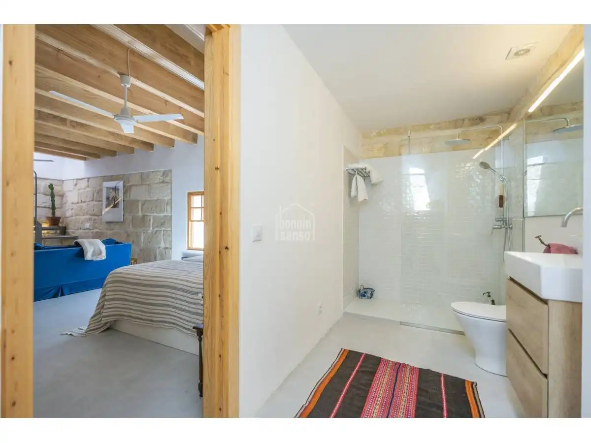 Baño de Apartamento en venta en Alaior con Calefacción, Terraza y Amueblado