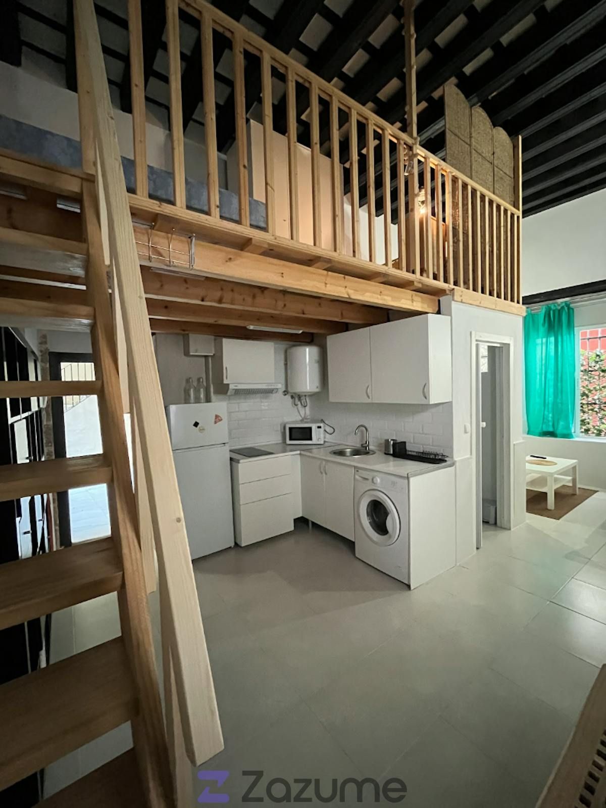Kitchen of Apartment to rent in  Cádiz Capital  with Furnished, Oven and Washing machine